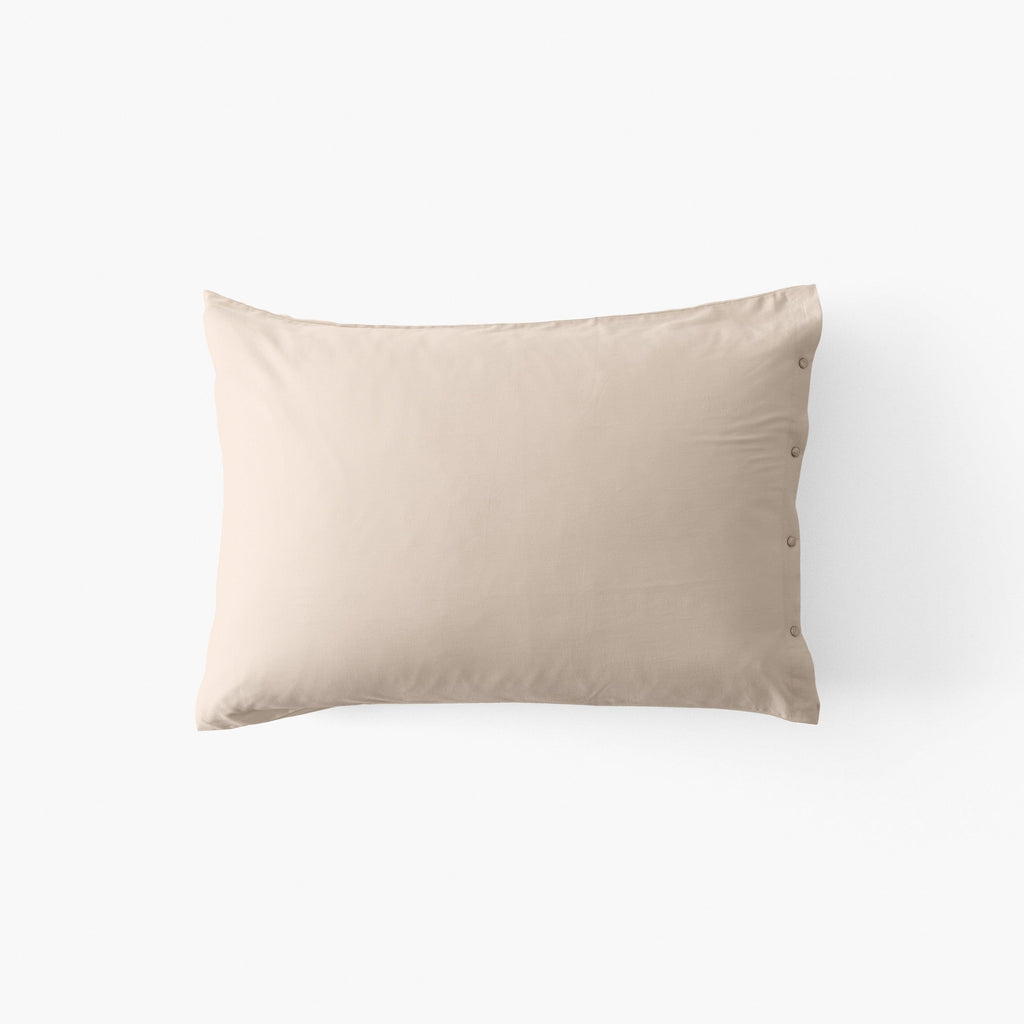 Quartz Dune Rectangular Pillowcase in Washed Organic Sateen Cotton - Carré Blanc Canada
