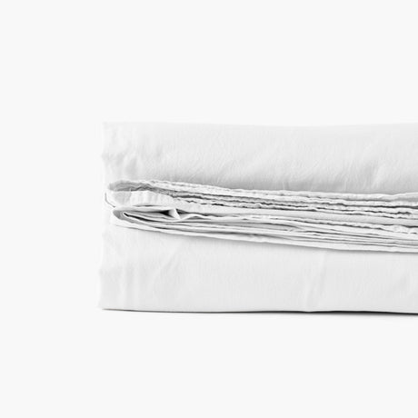 Souffle Sheet Set - White - Carré Blanc Canada