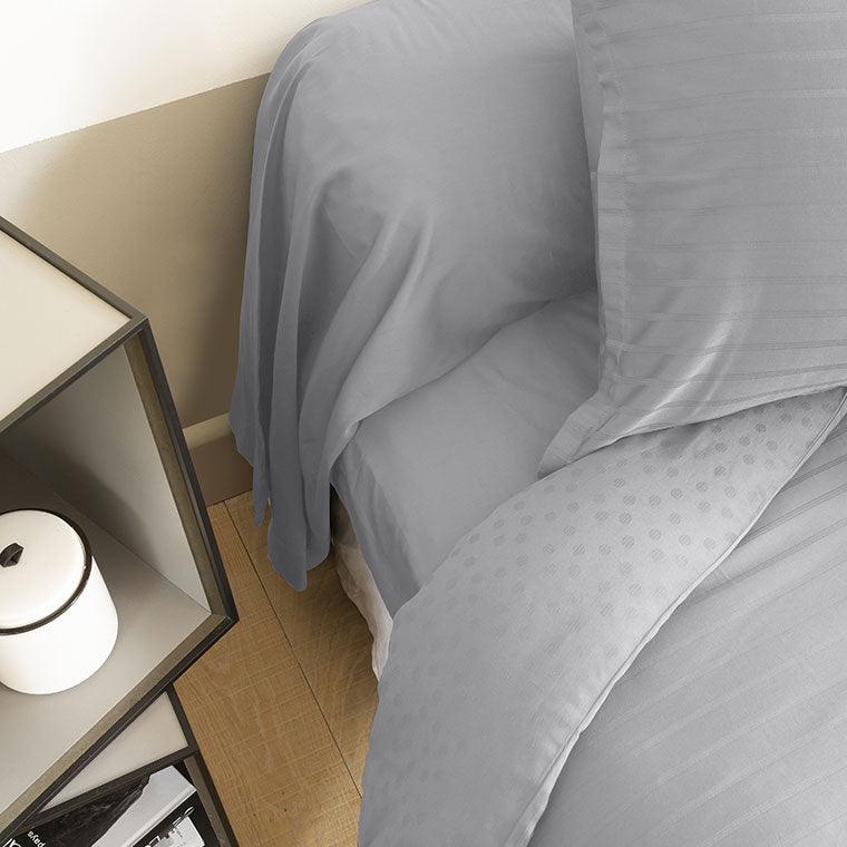 Fitted Sheet Prestige Tourterelle - Carré Blanc Canada