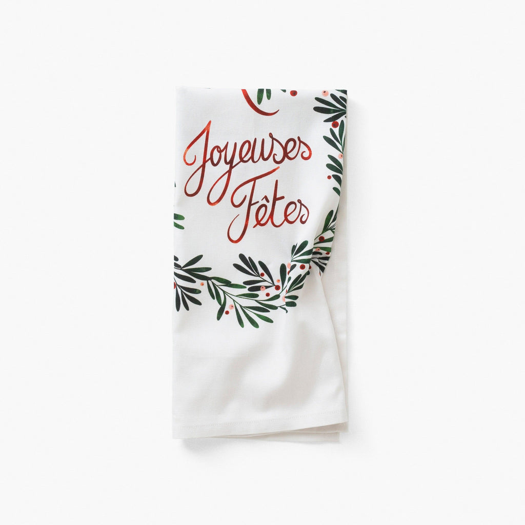 Kitchen towel Tradition Ecru - Carré Blanc Canada