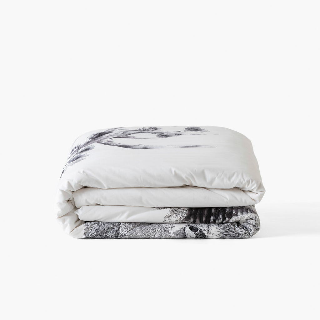 Elaphe Multicolored Printed Duvet Cover - Carré Blanc Canada