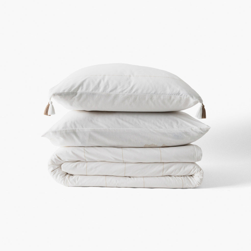 Amorgos Duvet Cover - Carré Blanc Canada