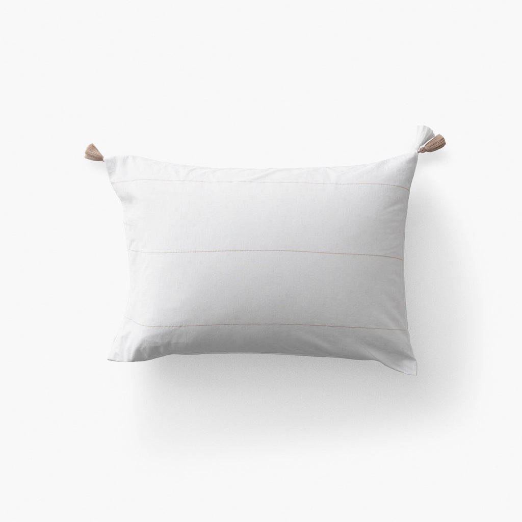 Amorgos Rectangular Pillowcase - Carré Blanc Canada