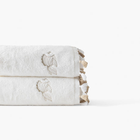 Amorgos Cotton Bath Towel - Carré Blanc Canada