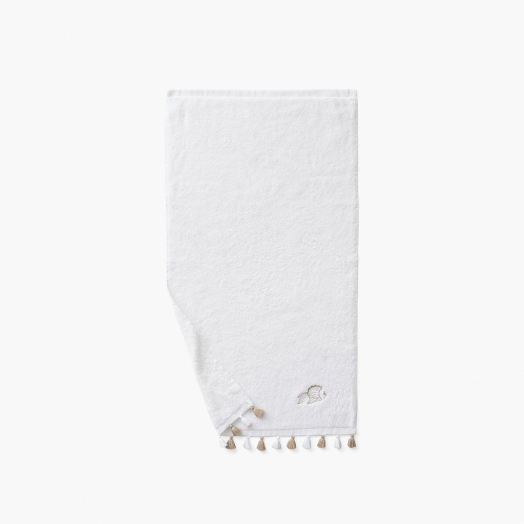 Amorgos Cotton Bath Towel - Carré Blanc Canada