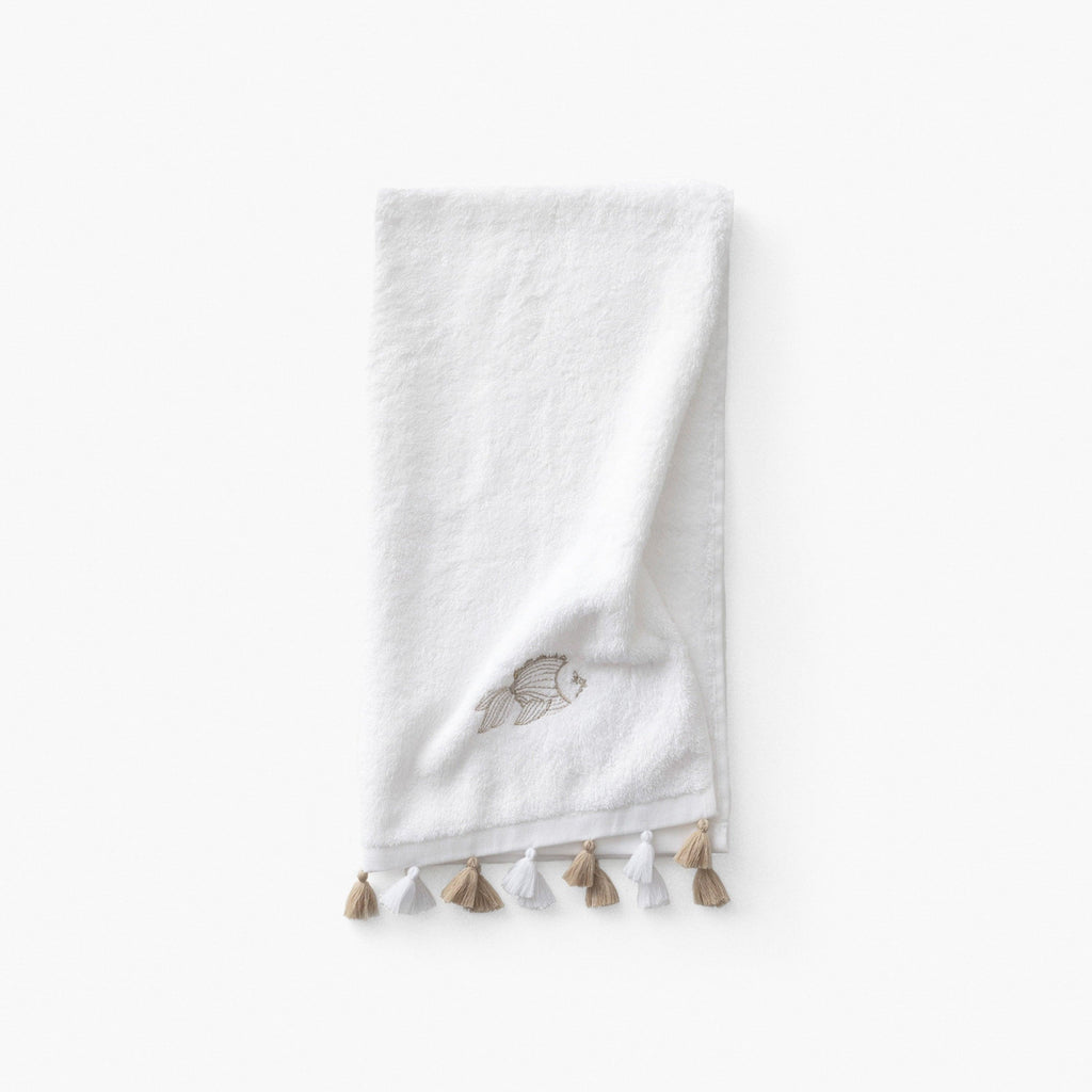 Amorgos Cotton Bath Towel - Carré Blanc Canada