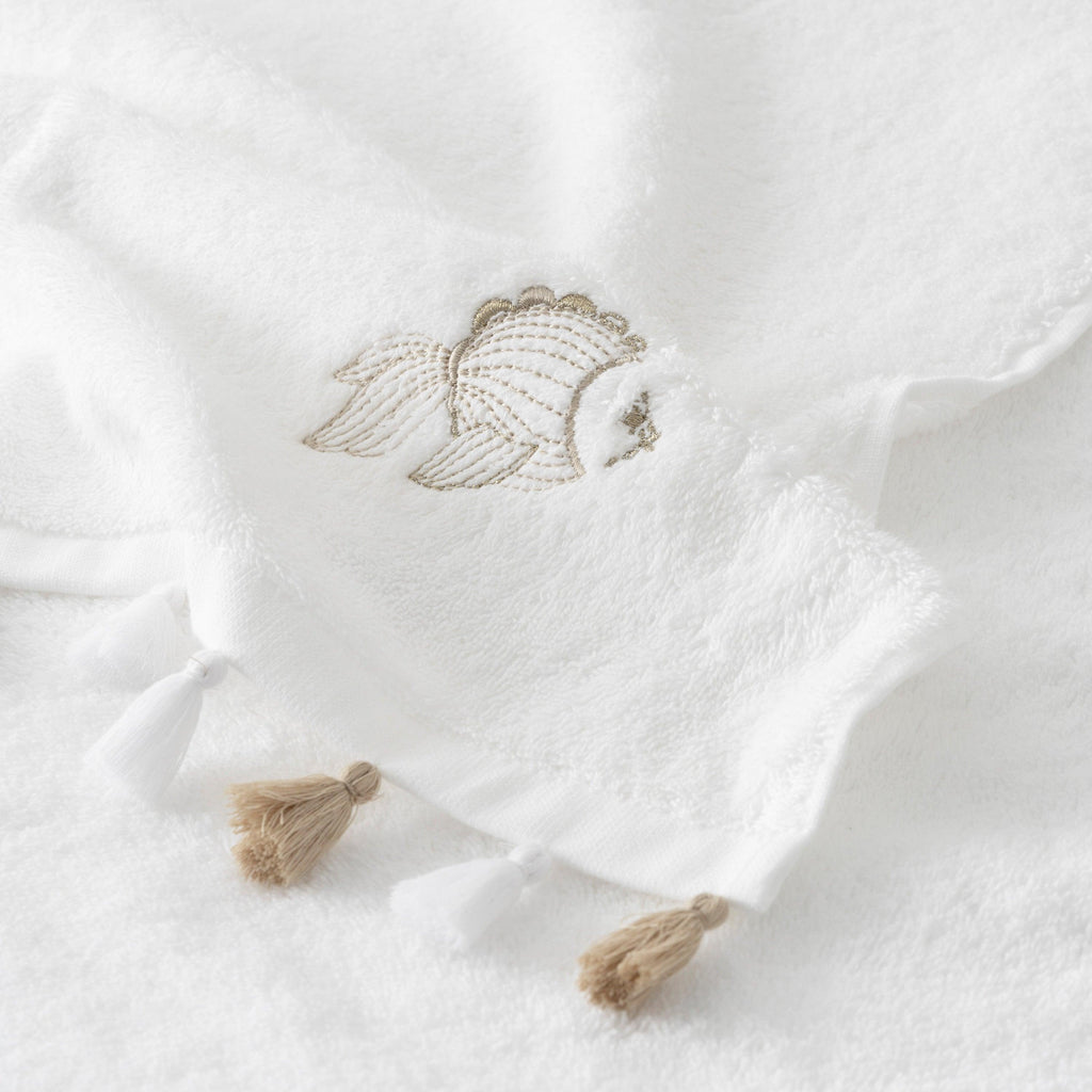 Amorgos Cotton Bath Towel - Carré Blanc Canada