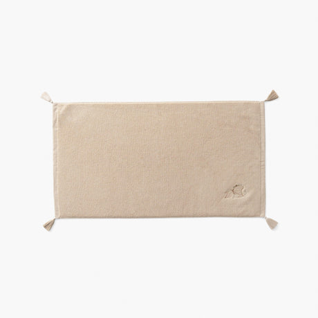 Amorgos Cotton Bath Mat - Carré Blanc Canada