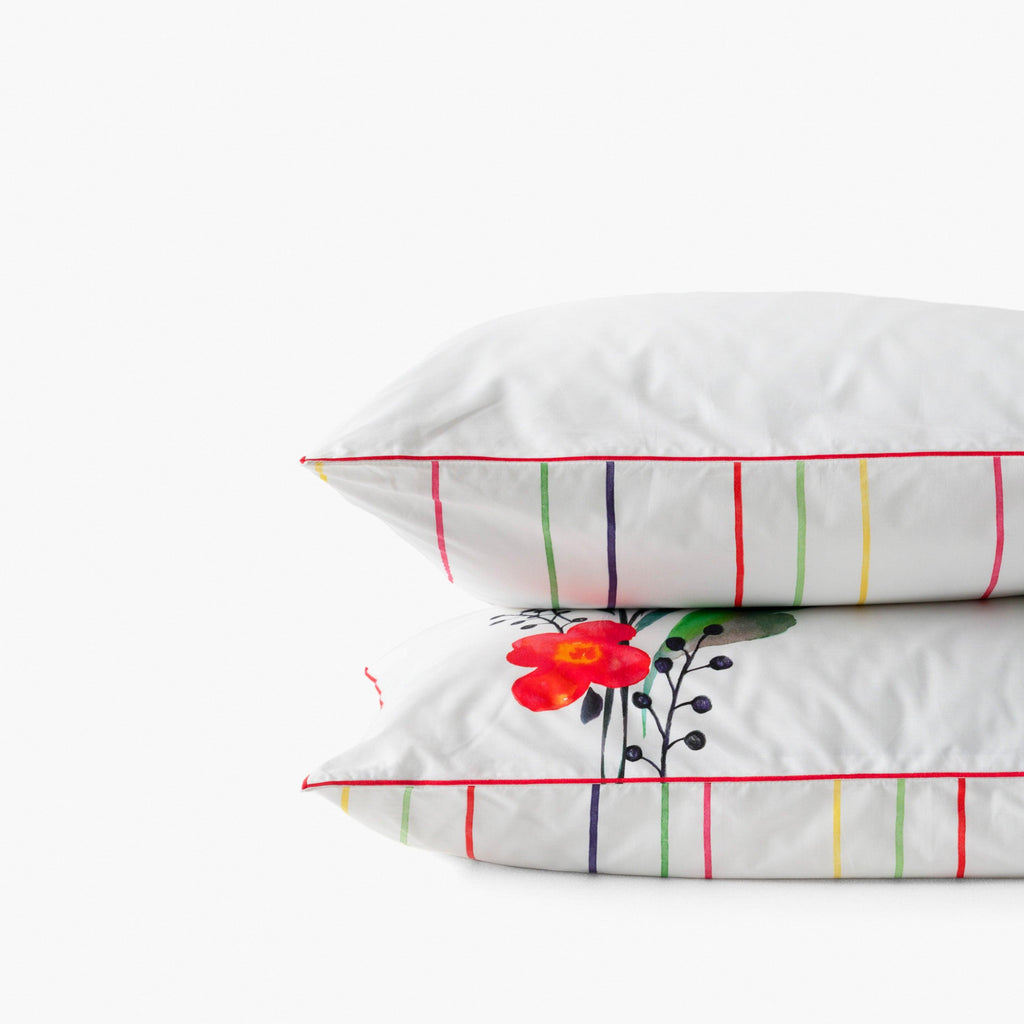 Rosella Printed Rectangular Pillowcase - Carré Blanc Canada