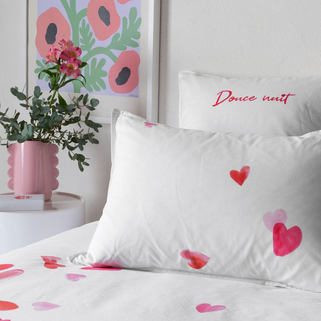 Adore Cotton Rectangular Pillowcase - Carré Blanc Canada