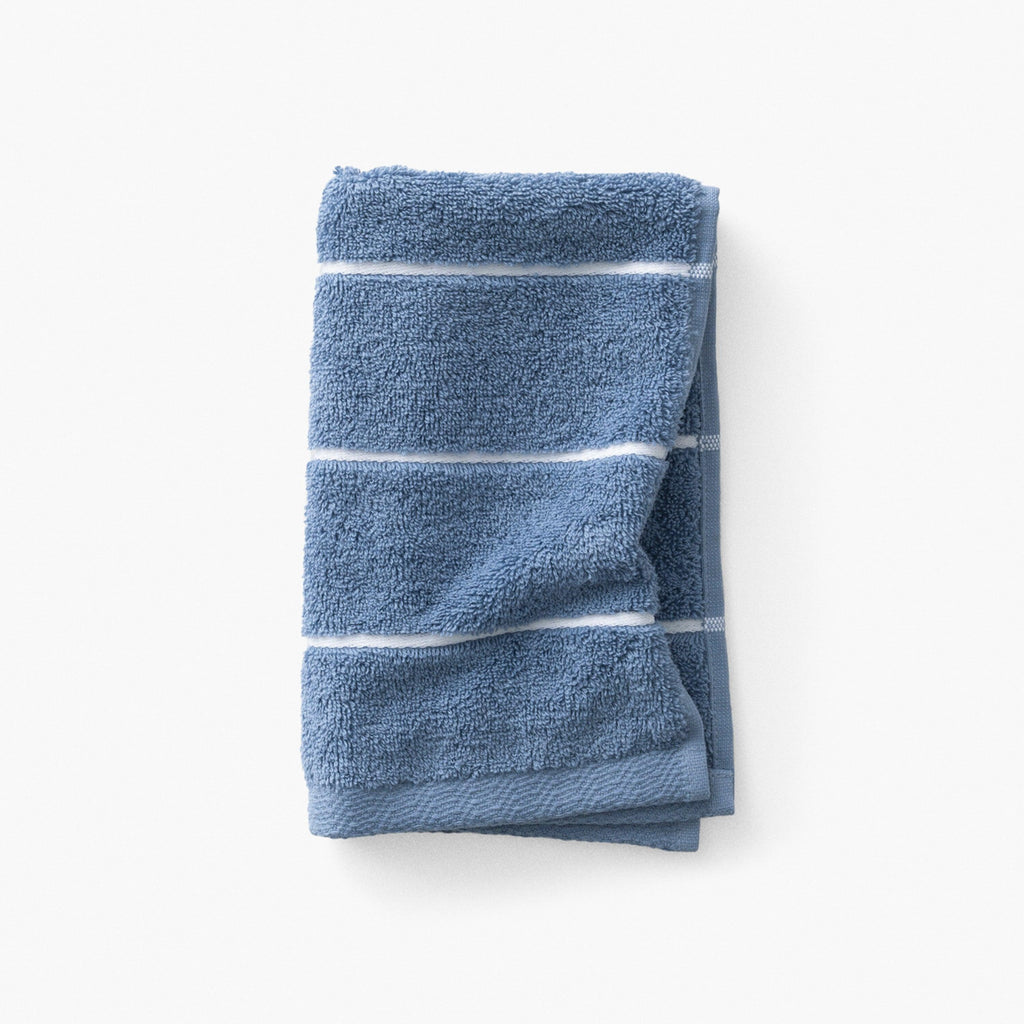 Guest Towel Cotton Hypnotic Indigo - Carré Blanc Canada