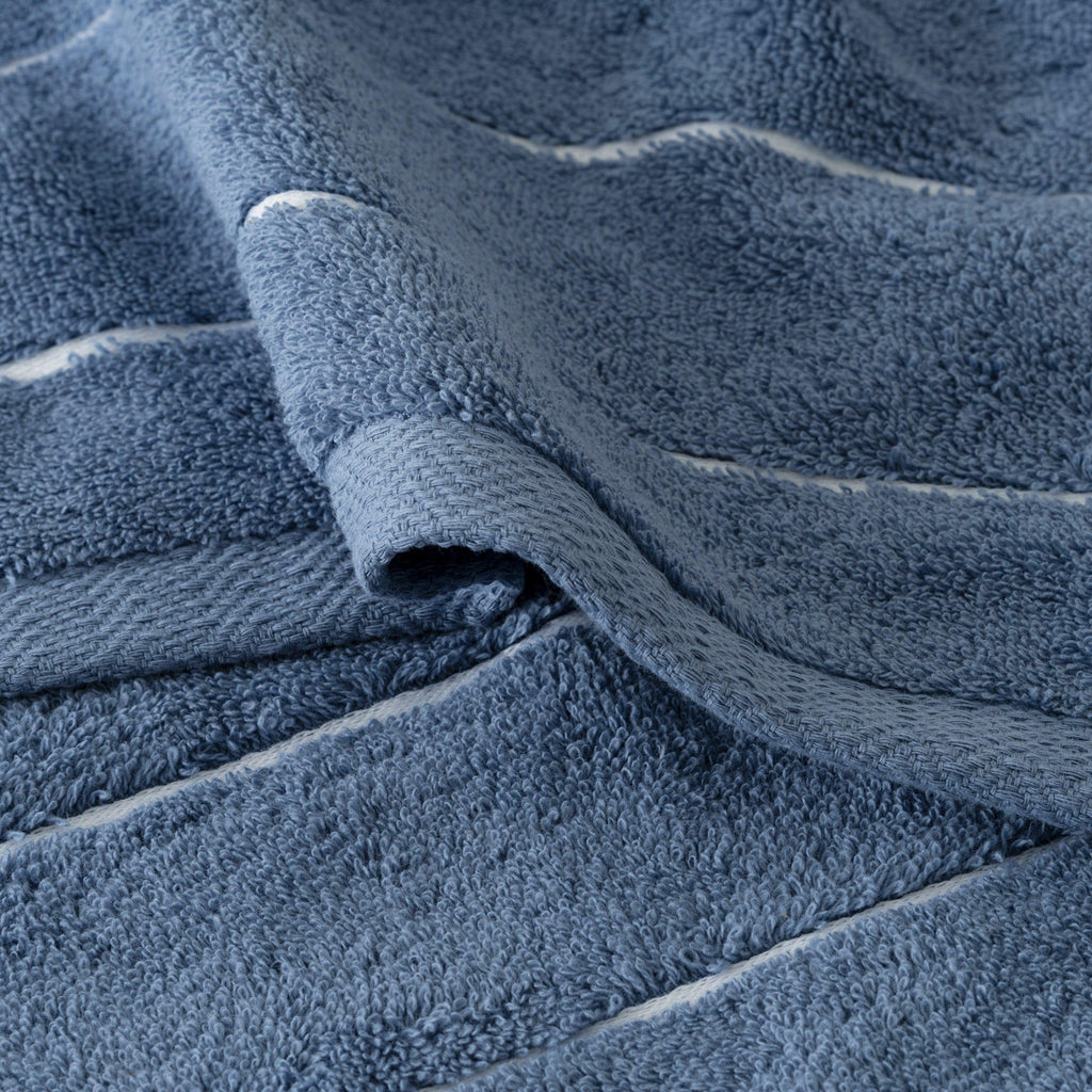 Guest Towel Cotton Hypnotic Indigo - Carré Blanc Canada