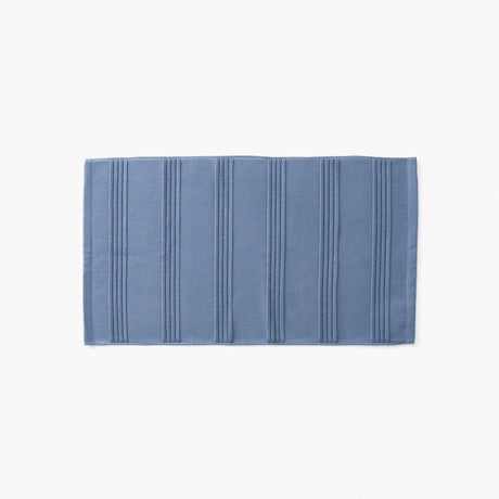 Hypnotic Indigo Cotton Bath Mat - Carré Blanc Canada