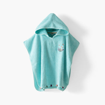 Aruba Cotton Poncho - Carré Blanc Canada