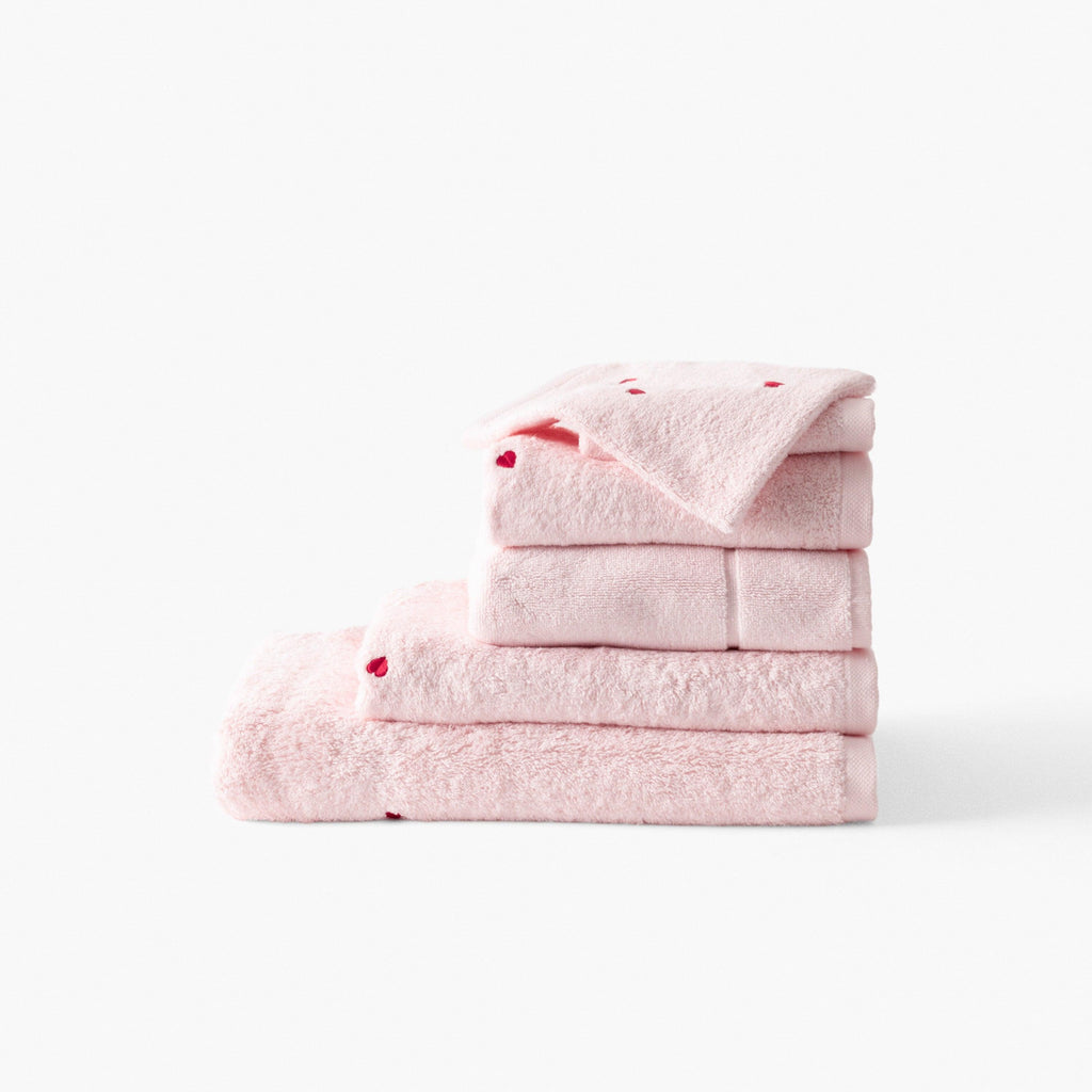 Adore Pink Cotton Bath Mat - Carré Blanc Canada