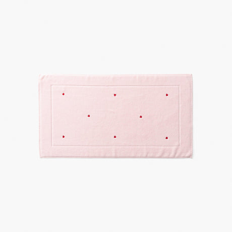 Adore Pink Cotton Bath Mat - Carré Blanc Canada