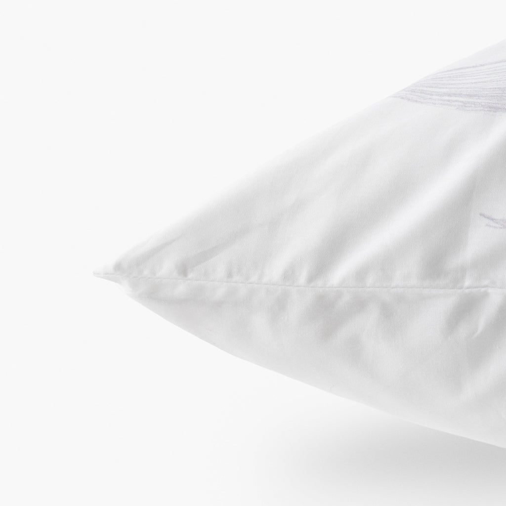 Calypte Square Cotton Pillowcase - Carré Blanc Canada