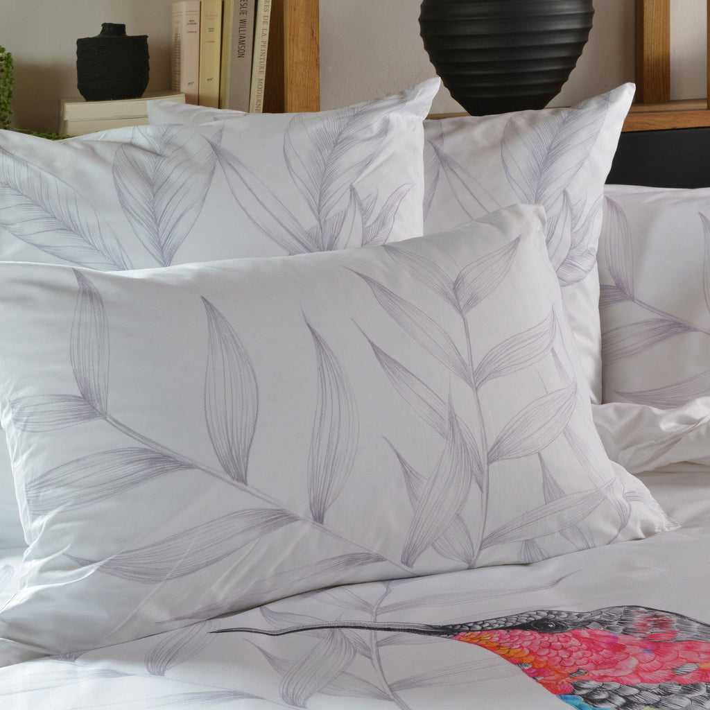Calypte Square Cotton Pillowcase - Carré Blanc Canada