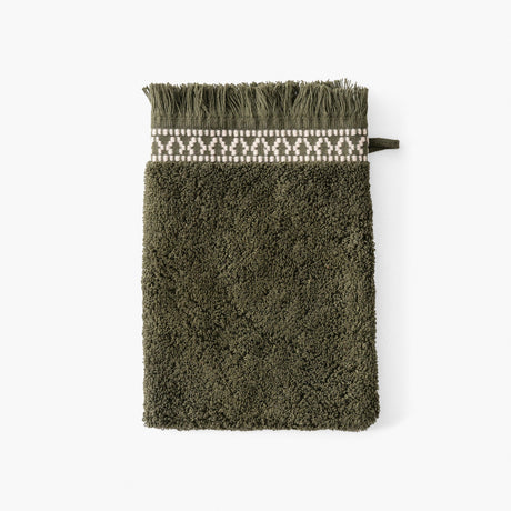 Villasol Khaki Green Cotton Glove - Carré Blanc Canada