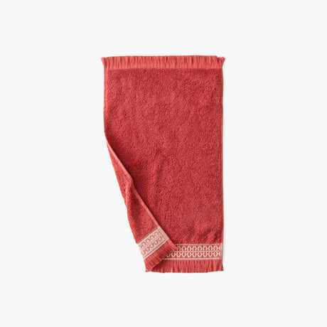 Villasol Terracotta Cotton Guest Towel - Carré Blanc Canada