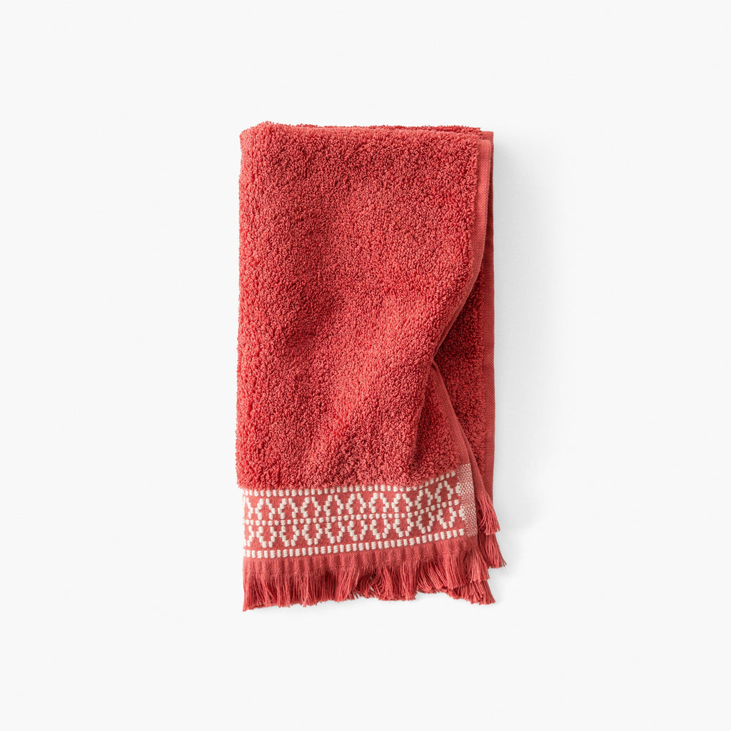 Villasol Terracotta Cotton Guest Towel - Carré Blanc Canada