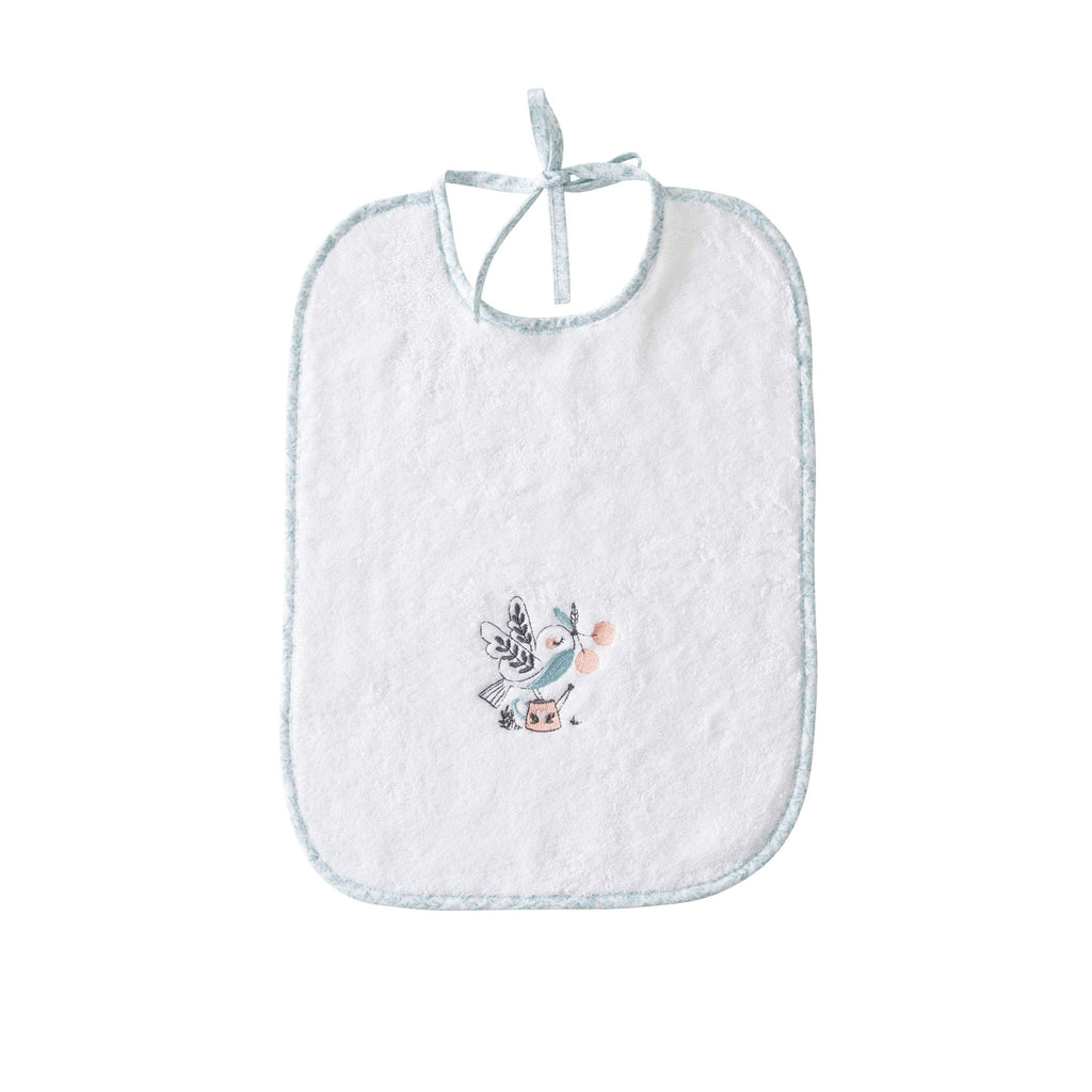 Jardine Organic Cotton Bib White - Carré Blanc Canada