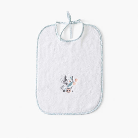 Jardine Organic Cotton Bib White - Carré Blanc Canada