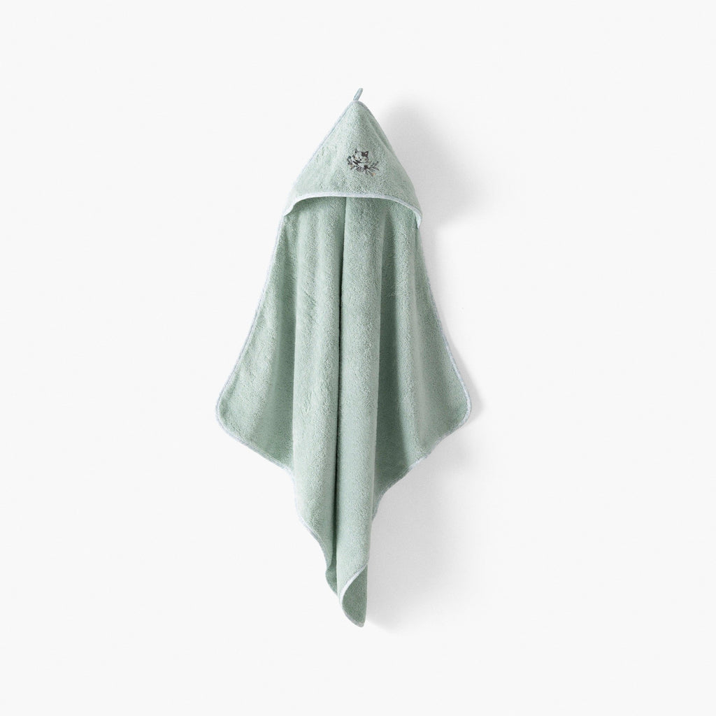 Jardine Almond Organic Cotton Bath Cape - Carré Blanc Canada
