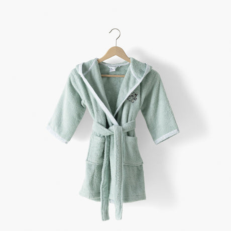 Jardine Almond Organic Cotton Baby Bathrobe - Carré Blanc Canada