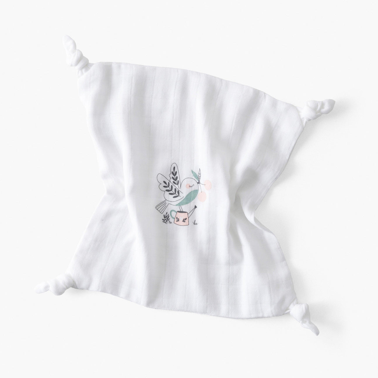 Jardine Organic Cotton Cuddly Toy White - Carré Blanc Canada