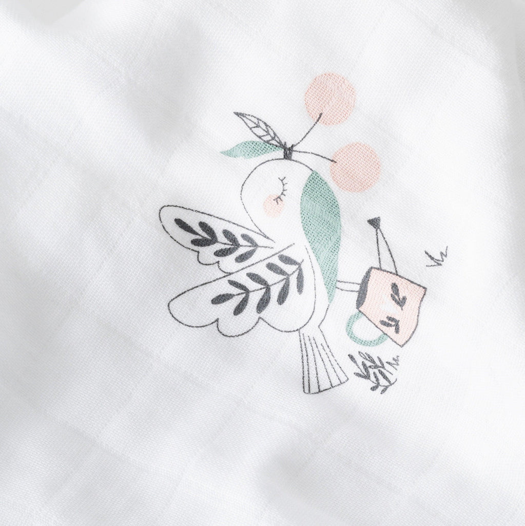 Jardine Organic Cotton Cuddly Toy White - Carré Blanc Canada