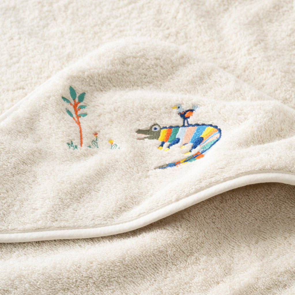 Pinata Sand Organic Cotton Bath Cape - Carré Blanc Canada