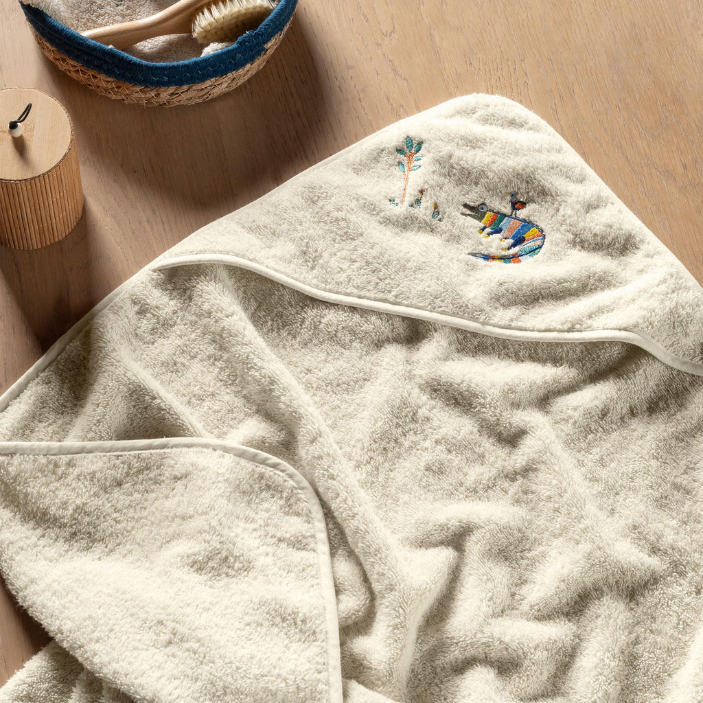 Pinata Sand Organic Cotton Bath Cape - Carré Blanc Canada