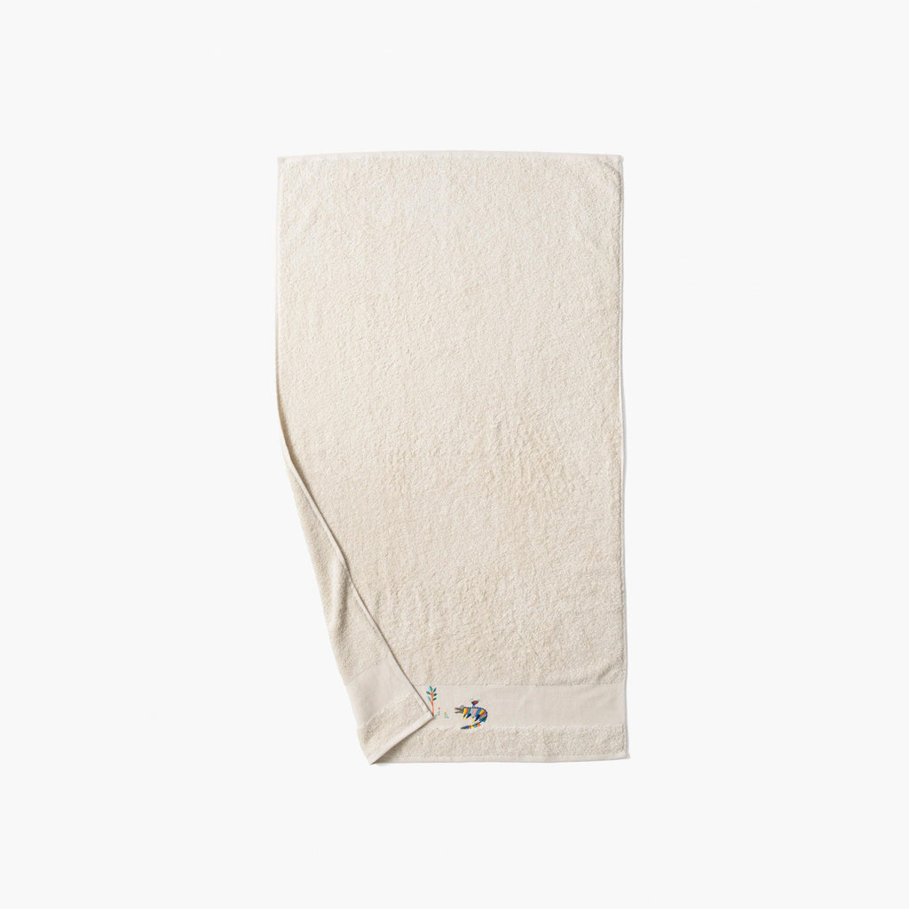 Organic Cotton Towel Pinata Sand - Carré Blanc Canada