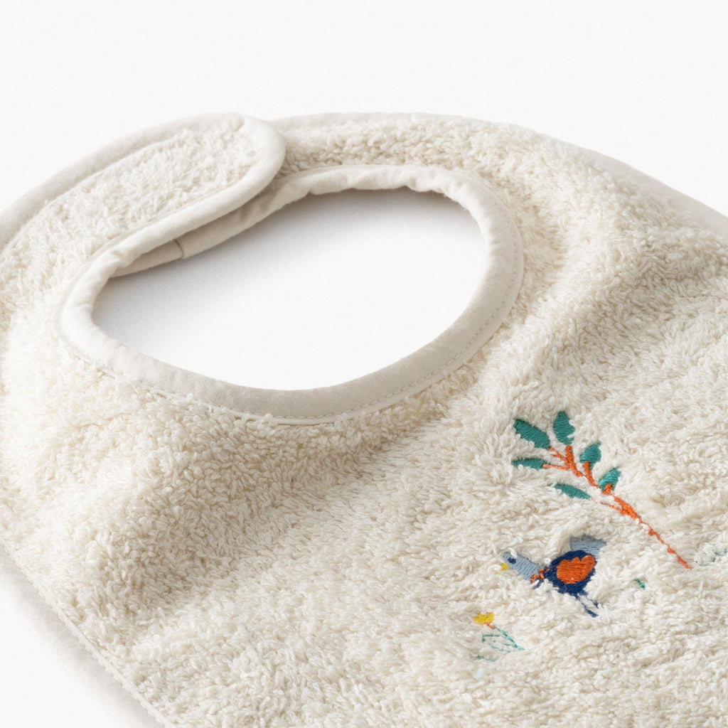 Mini Bib Organic Cotton Pinata Sand - Carré Blanc Canada