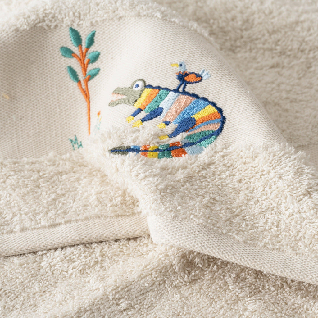 Organic Cotton Towel Pinata Sand - Carré Blanc Canada