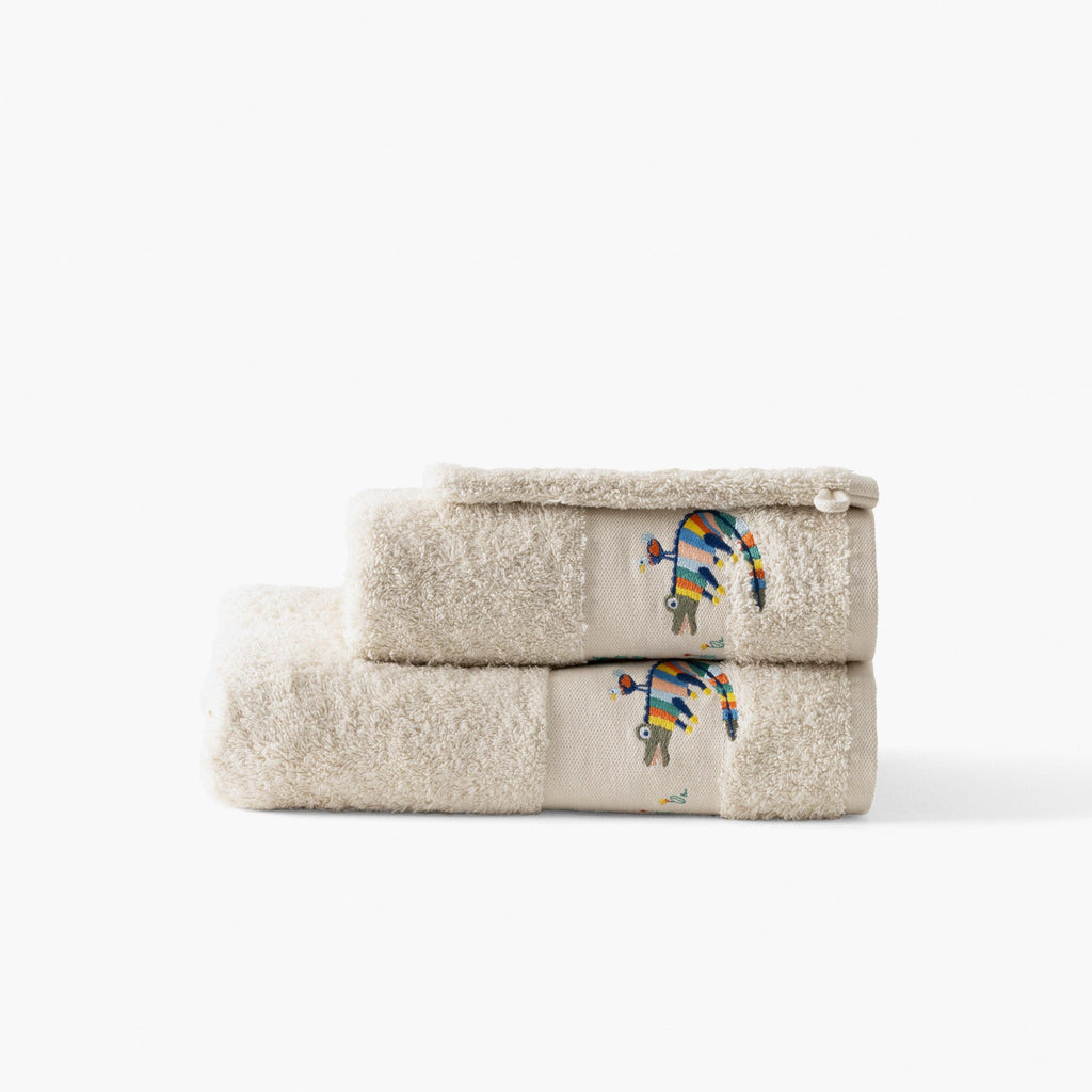 Organic Cotton Glove Pinata Sand - Carré Blanc Canada