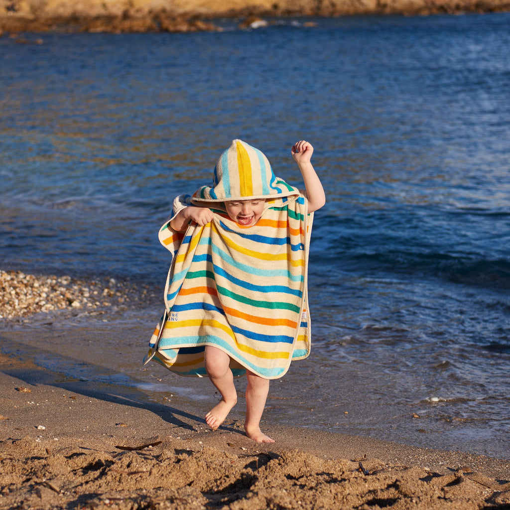 Organic Cotton Poncho Pinata - Carré Blanc Canada