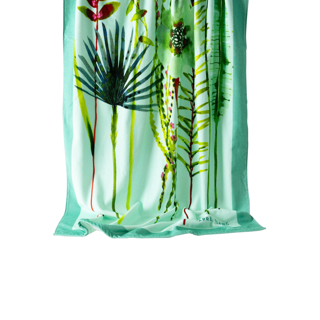 Maupiki Cotton Velvet Beach Towel - Carré Blanc Canada