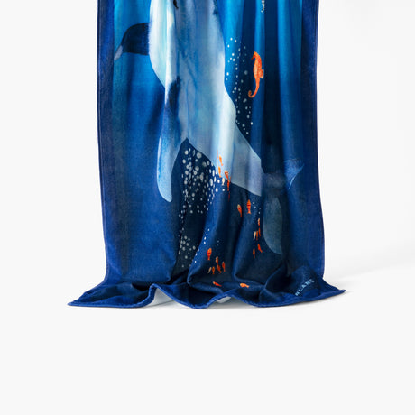 Oceanos White Cotton Beach Towel - Carré Blanc Canada