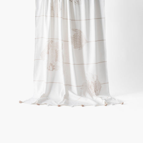 Amorgos Cotton Turkish Beach Towel - Carré Blanc Canada