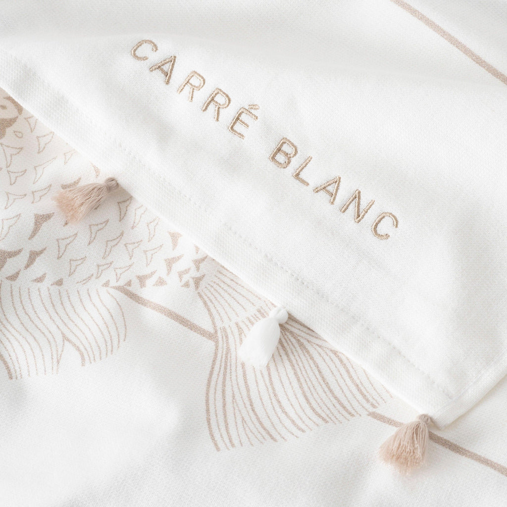 Amorgos Cotton Turkish Beach Towel - Carré Blanc Canada