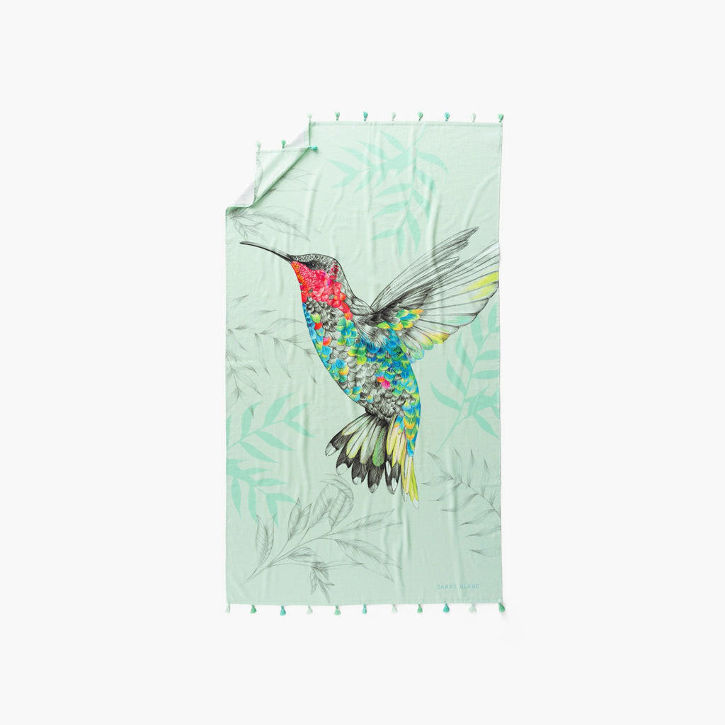 Calypte Cotton Turkish Beach Towel - Carré Blanc Canada