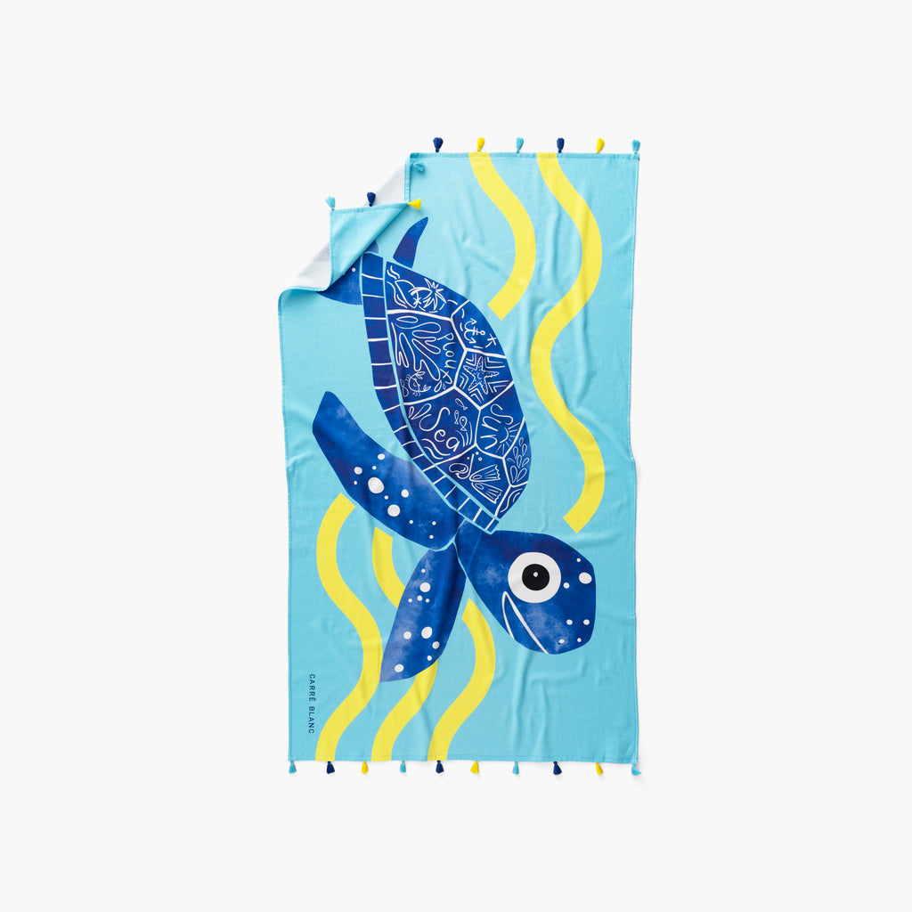 Lulu Multicoloured Cotton Beach Towel - Carré Blanc Canada