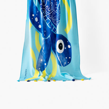 Lulu Multicoloured Cotton Beach Towel - Carré Blanc Canada