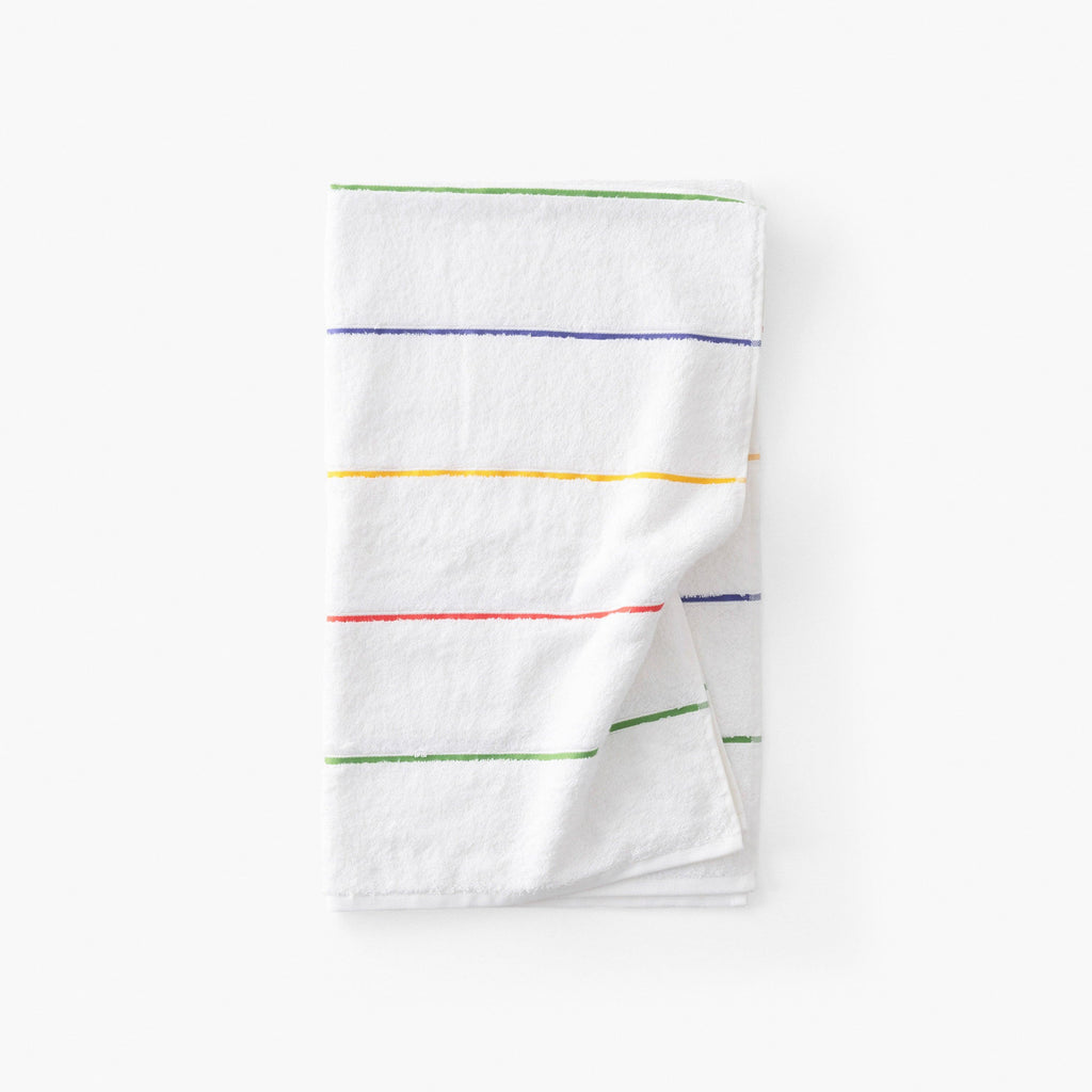 Rosella White Cotton Towel - Carré Blanc Canada