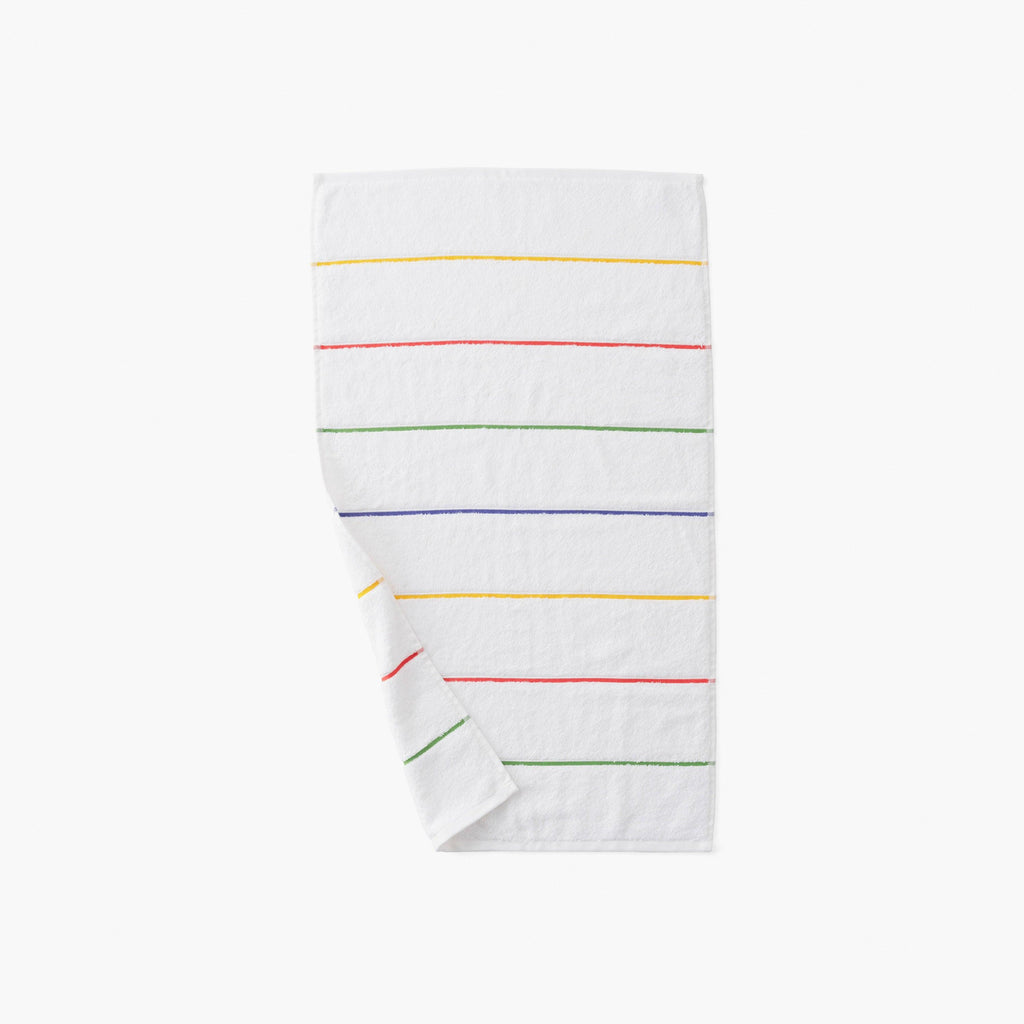 Rosella White Cotton Towel - Carré Blanc Canada