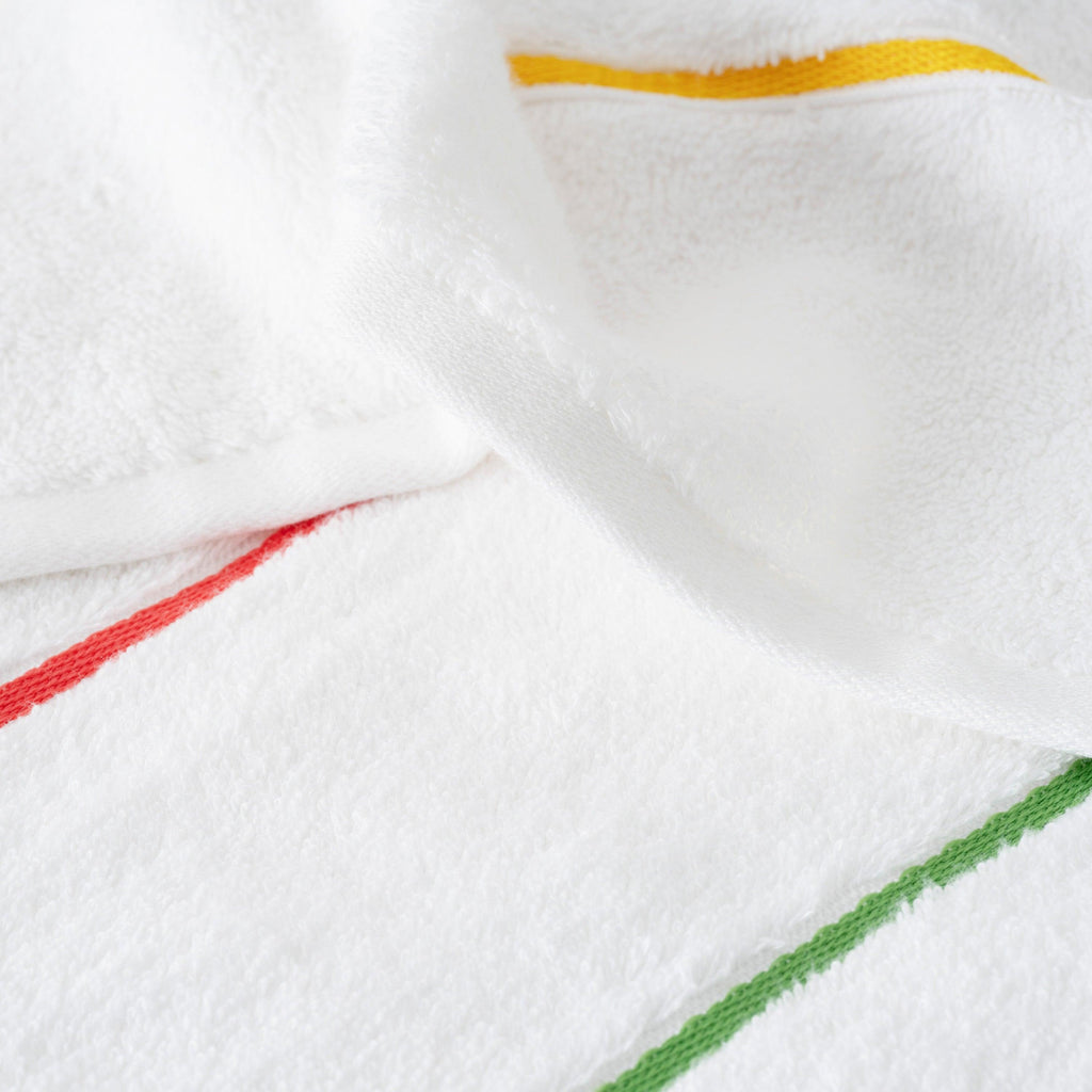 Rosella White Cotton Towel - Carré Blanc Canada