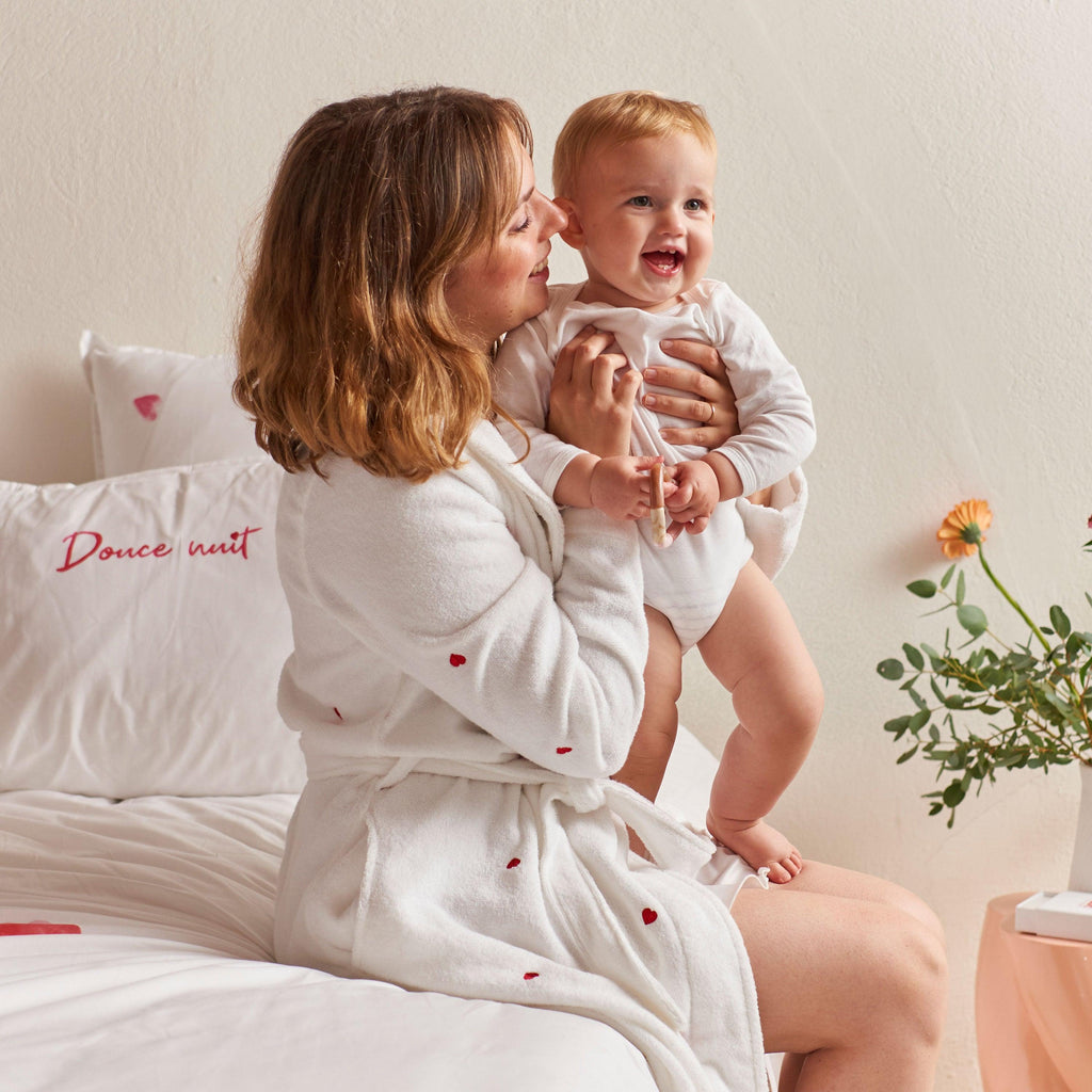 Adore Women's Cotton Bathrobe - Carré Blanc Canada