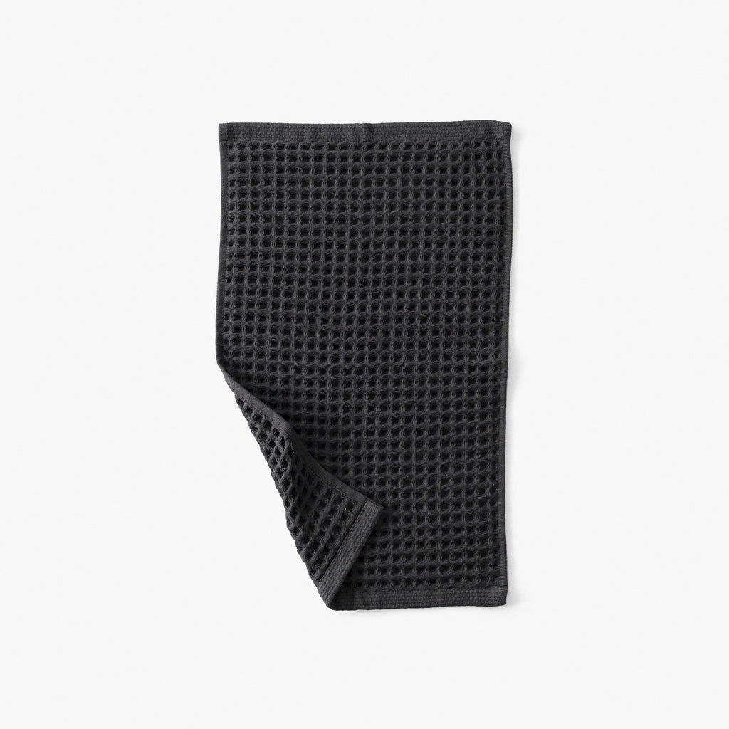 Quadro Charcoal Organic Cotton Guest Towel - Carré Blanc Canada
